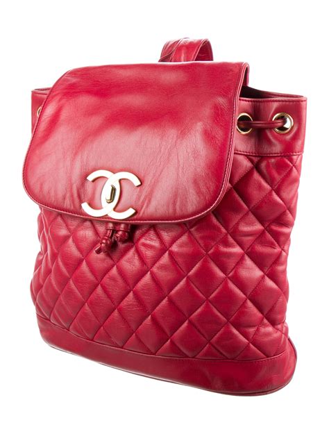 chanel quilted cc backpack|Chanel backpacks.